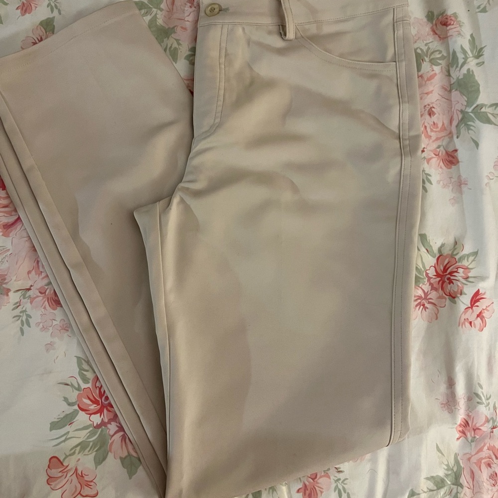 Cream pants